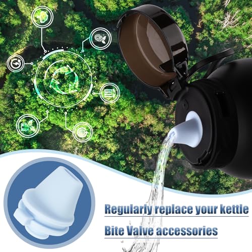 Silicone Bite Valve Replacement for Ello Cooper Water Bottles - 2 Pack