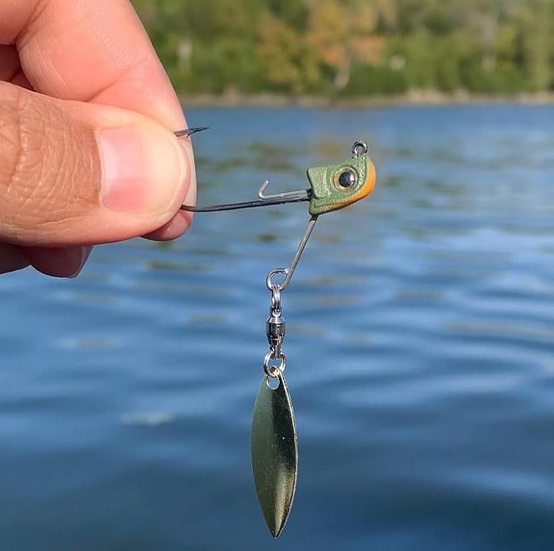 Sneaky Underspin Fishing Lure - OG Silver Blade, 3/16 oz.