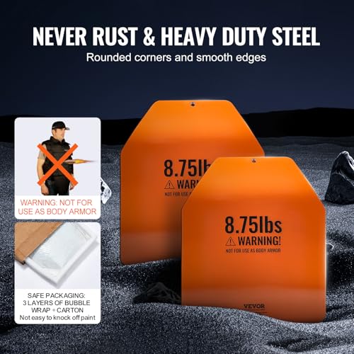 8.75 lb Weight Vest Plate Pair — Curved Steel 3D Design for Vests, 2 x 8.75 lb