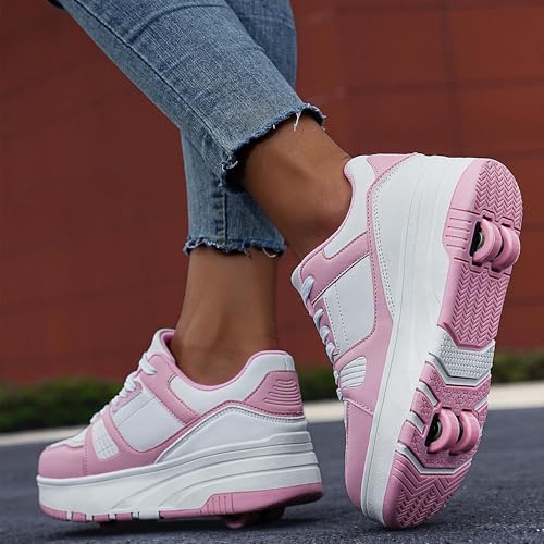 Detachable Wheeled Roller Skate Shoes for Kids and Teens