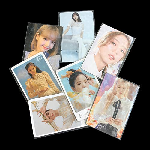 Kpop Photocard Sleeves - 100pcs Star Trading Card Protectors 56x88mm