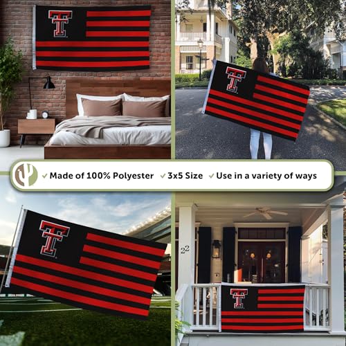 Texas Tech Red Raiders 3x5 Outdoor Flag - Officially Licensed Cactus Banner