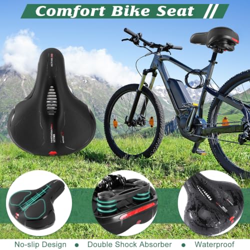 Comfortable Bike Seat Saddle for Men & Women - Ergonomic Design