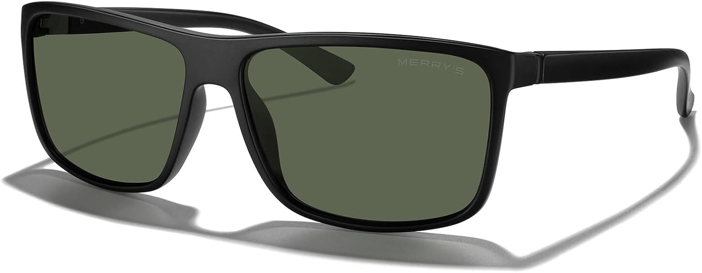 MERRY'S Polarized Sports Sunglasses - UV400 Protection for Cycling, Driving & Fishing | Unisex S8225