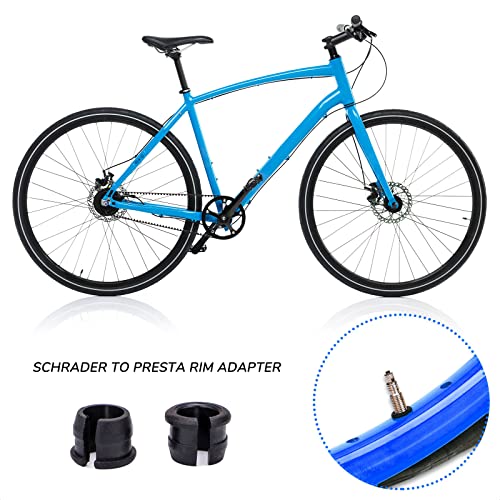 10-Pack Schrader to Presta Valve Adapters for Bikes
