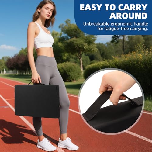 FirstGift 3.15" Ultra Thick Stadium Seat Cushion, 600D Waterproof Oxford with Handle