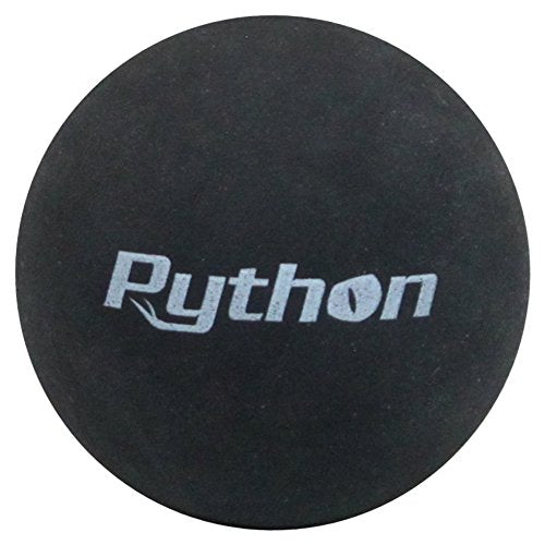 Python Black Racquetballs - 3 Ball Can, Indoor Play