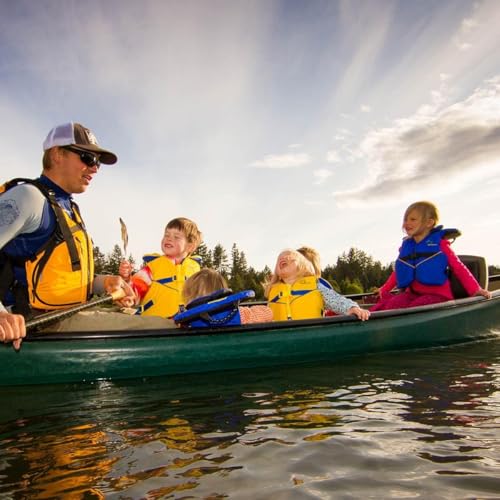 Stohlquist Kids Life Jacket 30-50 lbs Yellow/Blue USCG Approved Type III PFD
