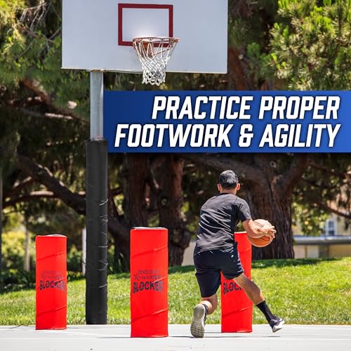 Multi-Sport Blocking Dummy Set - 3 Pop-Up Defenders for Training