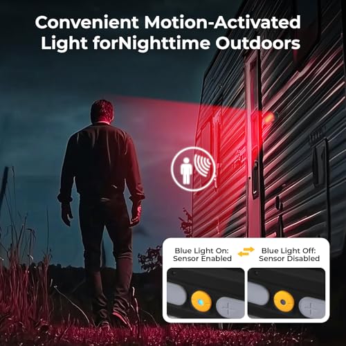 BougeRV AL01 Movable Area Light Lantern, 3200mAh USB-C Rechargeable, 5 Brightness Modes