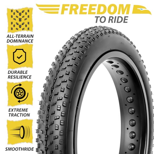 MOHEGIA 20x3.0 Fat Tire for E-Bikes | 1 Tire (20x3) Replacement