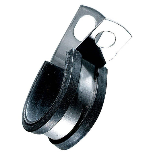 Ancor 403872 Marine Grade Stainless Steel Cushion Clamps, 7/8-Inch, 10-Pack, Black