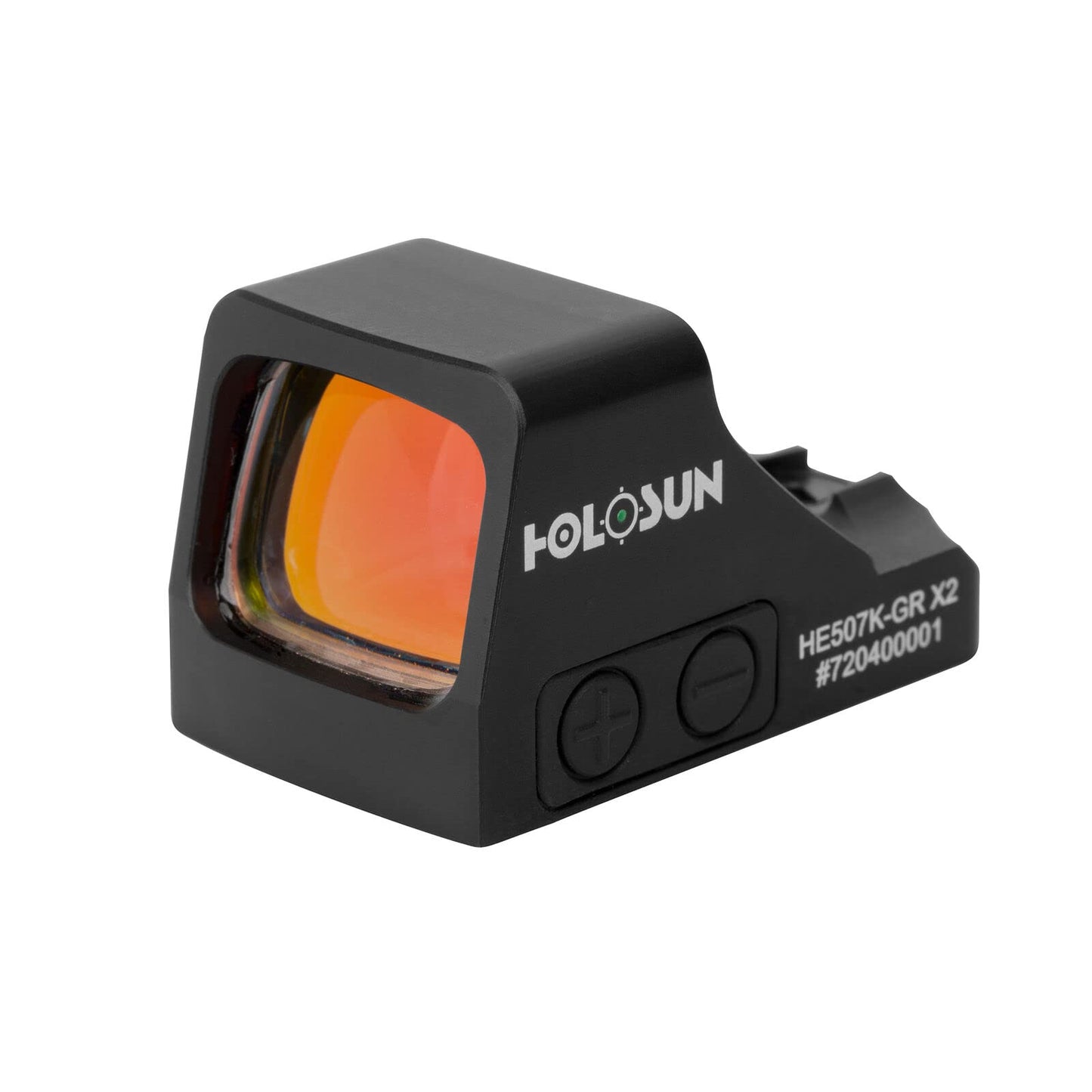 HOLOSUN HE507K-GR X2 / HS507K X2 Multi-Reticle 2 MOA Dot & 32 MOA Circle Open Reflex Sight - Durable Shake-Awake Parallax-Free Aluminum Sight for K Footprint - Green & Red Dot Options