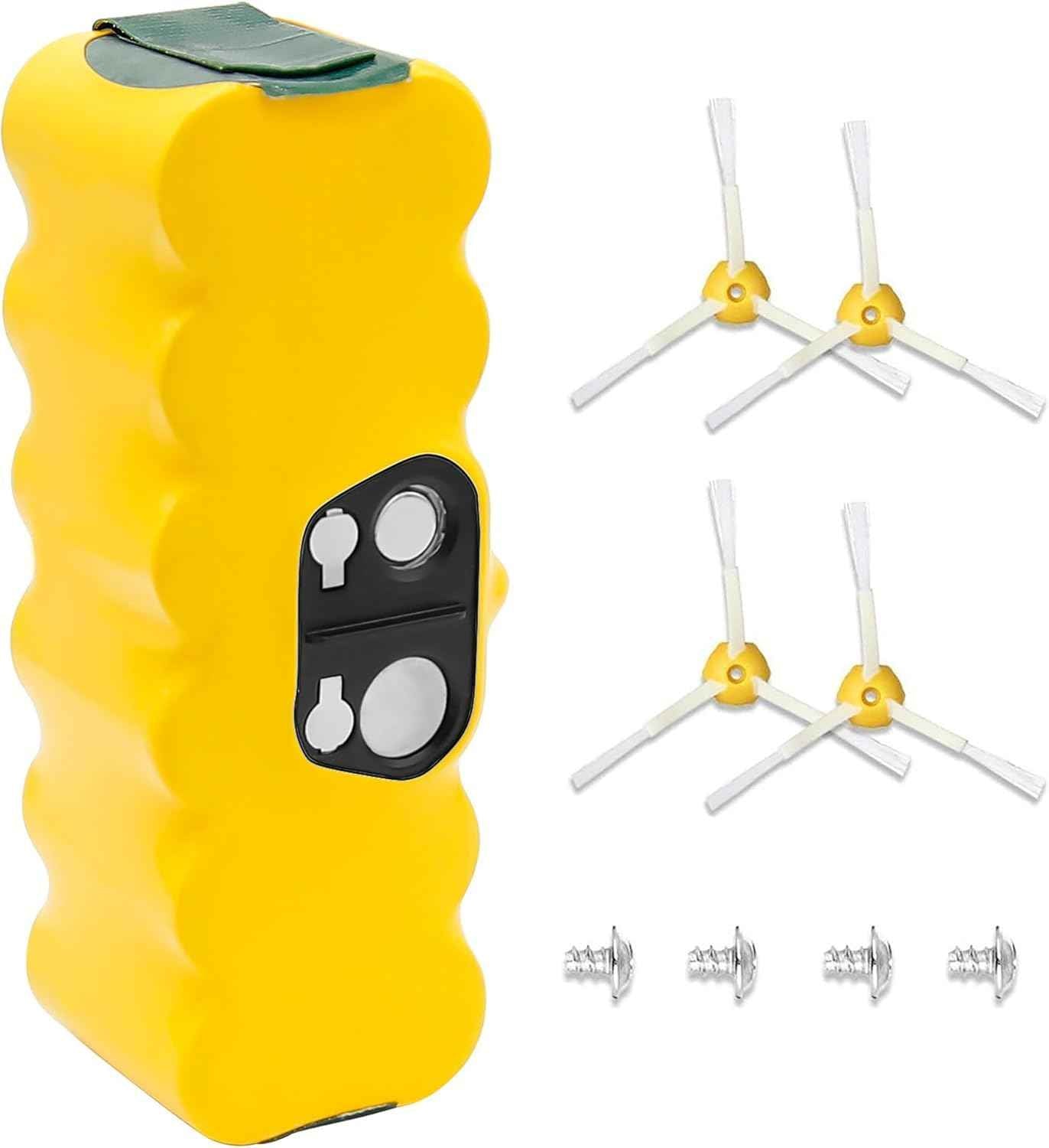5000mAh 14.4V Replacement for Irobot Roomba 14.4V NI-MH Battery Compatible with iRobot Roomba 500 600 700 800 900 Series 510 531 535 540 550 552 560 570 580 595 620 650 660 760 770 780 790 870