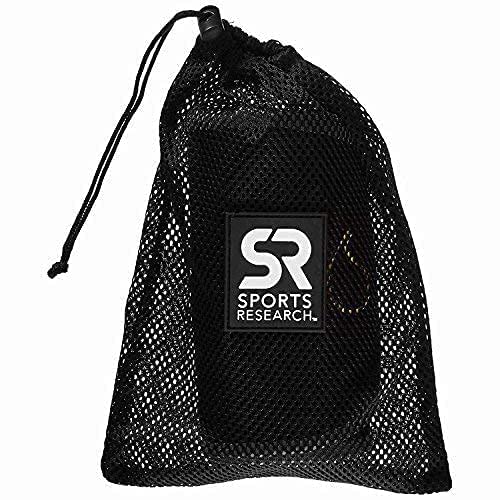 Sports Research Sweet Sweat Thigh Trimmers for Men & Women Increases Sweat & Activity to the Thighs during Exercise (Pink, Large)