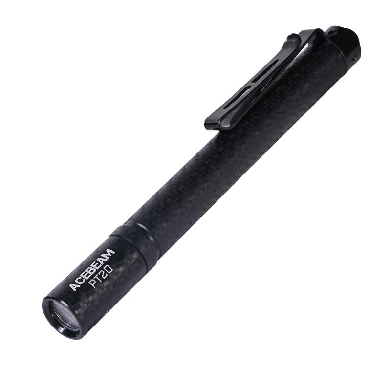 ACEBEAM PT20 2 AAA EDC Flashlight Rechargeable, 500 High Lumens Pen Flashlight with Clip, Compact Pocket MINI LED Flash Light, Super Bright Small Pen Light for Camping, Home, Work(Aluminum Material)