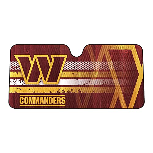 Washington Commanders Auto Shade - Front Windshield Sun Shade 59" x 29.5"
