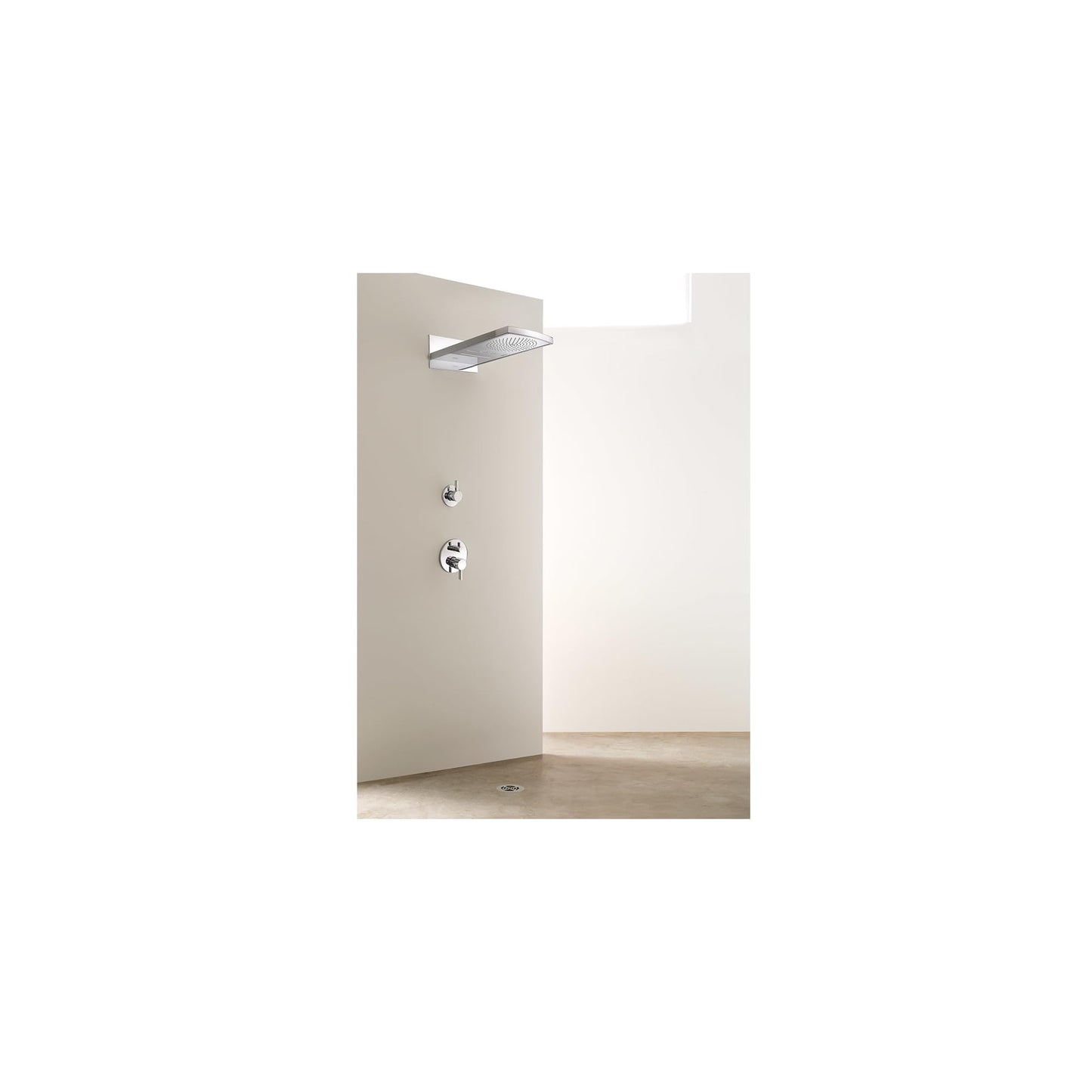 hansgrohe Ecostat Modern 1-Handle Diverter Valve Trim Only in Chrome, 04232000