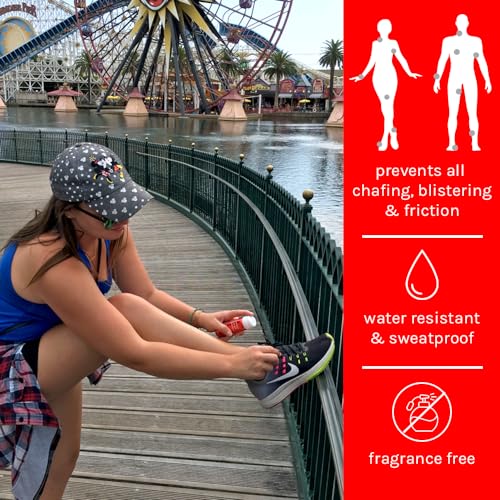 Anti-Chafe Continuous Spray Skin Lubricant - Blister Protection