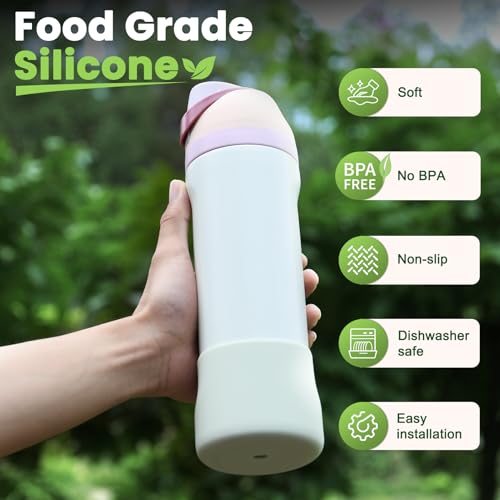 Tall Boot for Owala 24oz Water Bottle - Light Pink