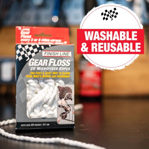 Microfiber Cleaning Rope - Bike Detailing Tool, 1 Count