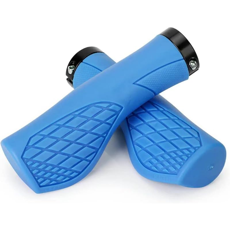 Ergonomic Lock-On Bike Grips - Non-Slip Comfort for Mountain & Hybrid Bikes