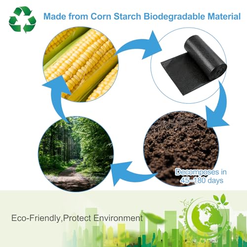 80 Pack 8-Gallon Biodegradable Camping Toilet Bags – Heavy Duty, Leak-Proof, 21.6 x 25.6 in