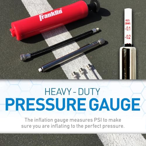 Sports Ball Pump Kit with Needles and Carry Bag