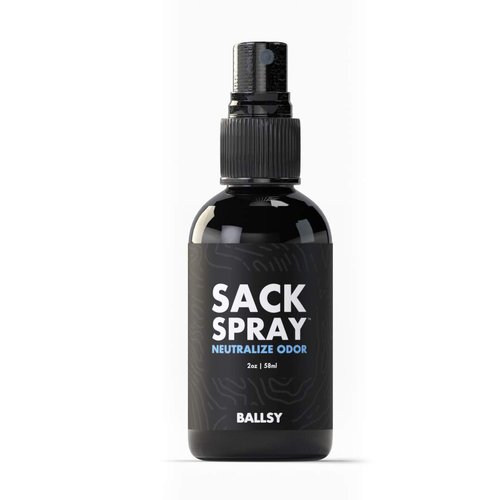 Ballsy Body & Groin Spray - Men's Deodorant for Odor Control & Skin Relief | Tea Tree & Aloe Vera, 2 oz