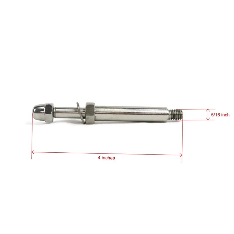 The ROP Shop Top Front Roof Support Bolt Stud Kit for Yamaha JN6-K834A-02-KT, JN6K834A02KT
