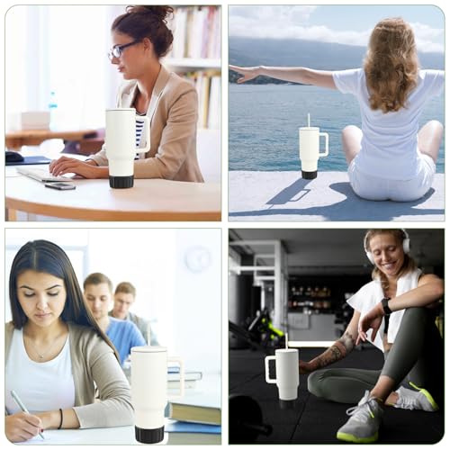 2-Pack Silicone Protective Boot for Water Bottles & Tumblers - Black