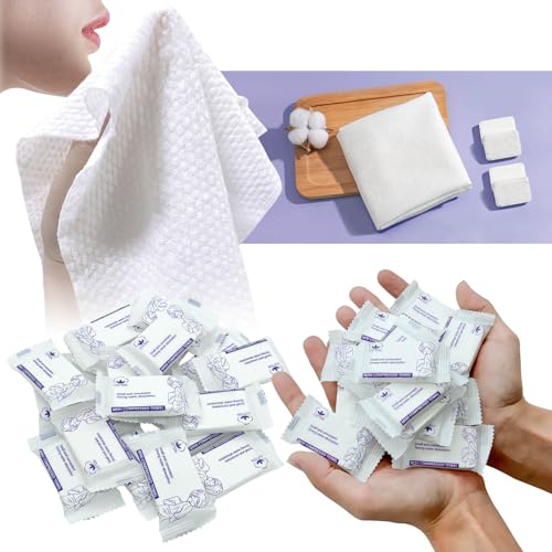 S Size 30 Pack Disposable Travel Washcloths – Compressed Towels 9.5 x 11.8 in (24 x 30 cm)