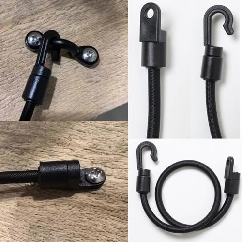 Borogo 12 Inch Adjustable Boat & Kayak Rod Tamer Strap Holders - 5 Pack