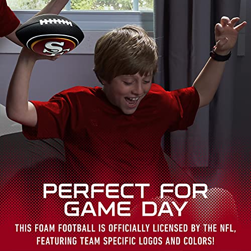 Kids Foam Football - 8.5" Soft PU Ball with 3D Team Logos