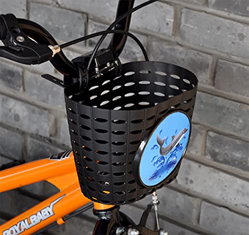 Kids Bike Basket with Bell & Spoke Beads - Durable Plastic