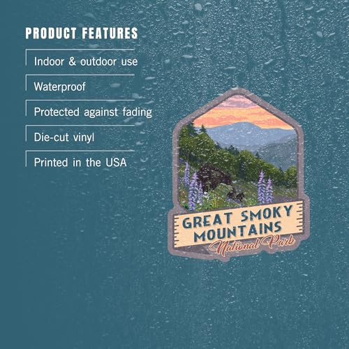 Great Smoky Mountains Bear Sticker - Small Vinyl Decal