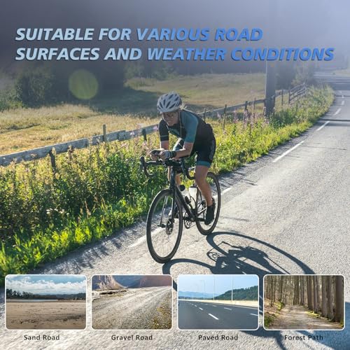 700x38C Bike Tires - Replacement Road Bicycle Tires for Gravel & Urban Cycling