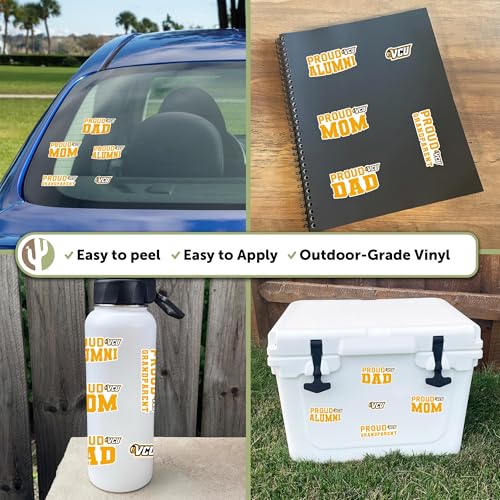 VCU Rams Official Vinyl Sticker Decal for Cars, Laptops & Water Bottles