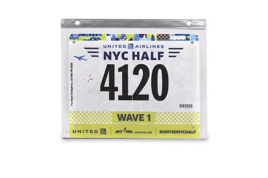 Gone For a Run BibFOLIO Race Bib Protector Sheets - Vinyl Sleeves 12 Sheets