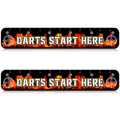 Dart Throw Line Markers - 2 Pack Accessories for Dart Games