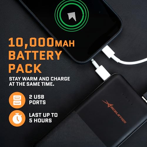 Heated Stadium Seat with Back Support - USB Battery Included - Hunter Green
