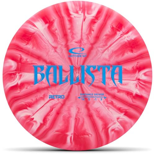 Latitude 64 Retro Burst Disc Golf Set 5-Pack - Beginner Friendly, Includes Keystone, Fuse, River, Saint, Ballista