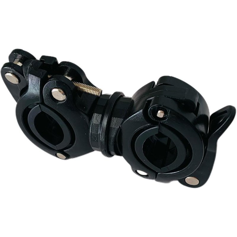 SHUYUNGE Universal Bike Flashlight Mount Holder Universal Bicycle Flashlight Holder Bike 360º Rotation Quick Release Pipe Clamp Mounts Adjustable Holder for Cycling/Riding (Blue)