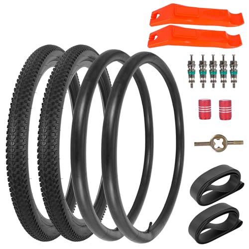 RUTU 2 Pack 26x2.35 Bike Tires with Inner Tubes for 26 Inch Cruiser