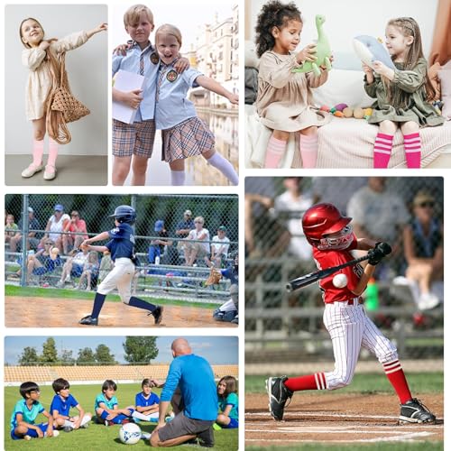 Youth Knee High Baseball & Soccer Socks - Medium Navy Blue