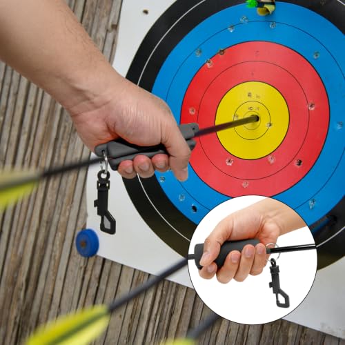 Archery Arrow Puller with Belt Clip - TPR Non-Slip Grip - Black
