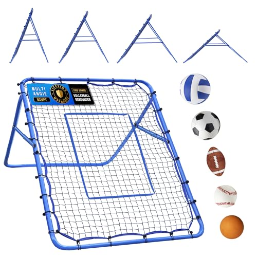 5FTx4FT Multi-Sport Rebounder Net - Volleyball, Baseball, Lacrosse Training