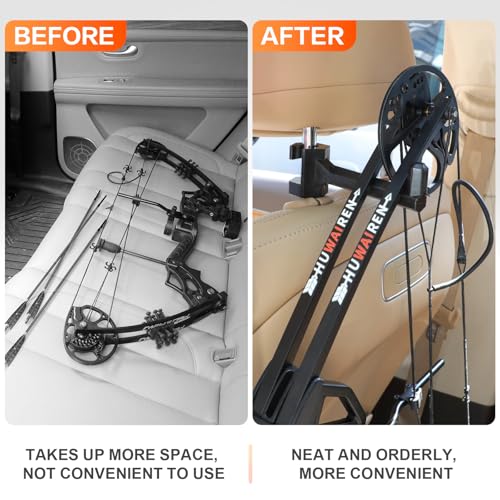 Universal Bow Holder for Trucks - 2 Set Headrest Mount