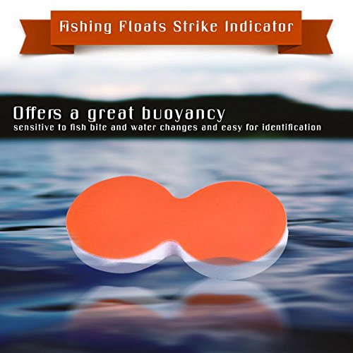 24 Pcs EVA Fishing Strike Indicators - Foam Floats for Fly Fishing