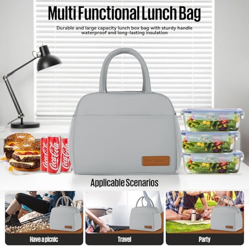 douyadady Lunch Bag&Box Women/Men Insulated&Reusable